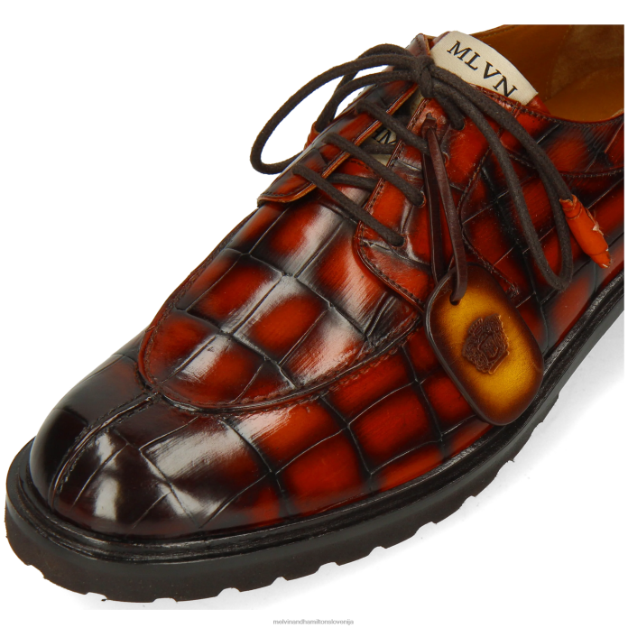 Melvin & Hamilton derbi čevlji oranžna moški preboditi 2 FLJ6L430