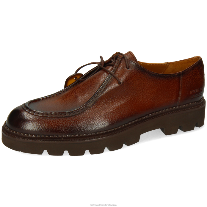 Melvin & Hamilton derbi čevlji rjav moški preluknjati 10 FLJ6L416