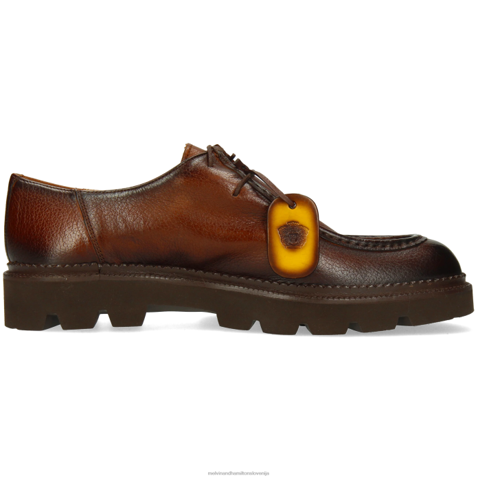 Melvin & Hamilton derbi čevlji rjav moški preluknjati 10 FLJ6L416