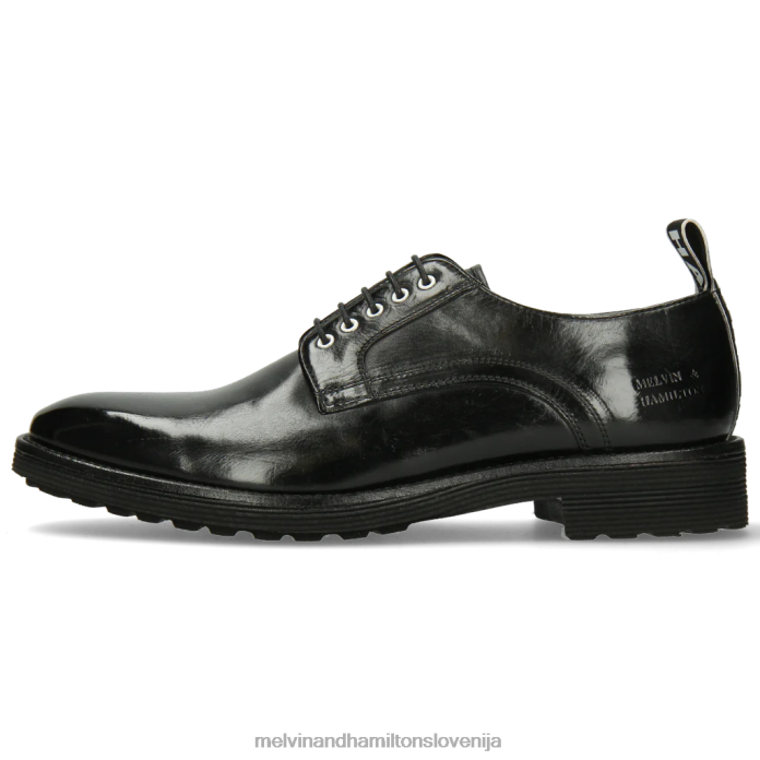 Melvin & Hamilton derbi čevlji Črna moški vrtinec 54 FLJ6L518