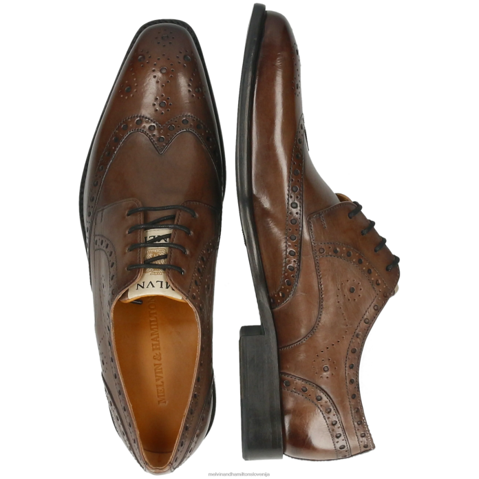 Melvin & Hamilton derbi čevlji siva moški dylan 2 FLJ6L365