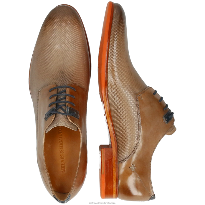 Melvin & Hamilton derbi čevlji siva moški klint 1 FLJ6L467