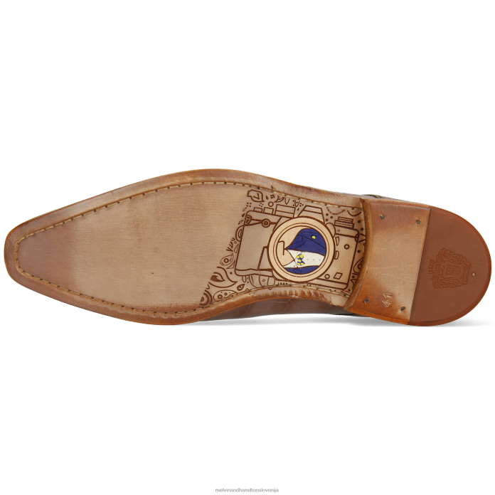 Melvin & Hamilton derbi čevlji taupe moški lewis 13 FLJ6L489