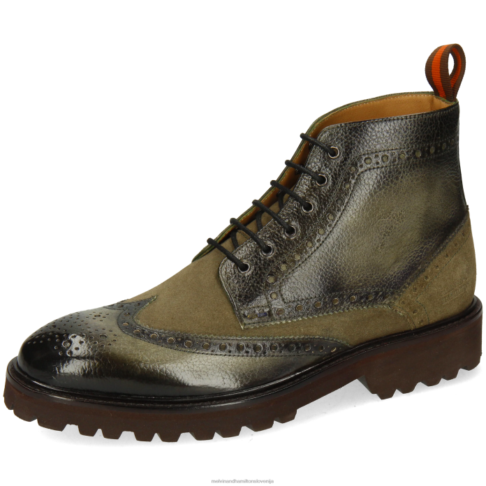 Melvin & Hamilton gležnarji kaki moški Matej 7 FLJ6L75