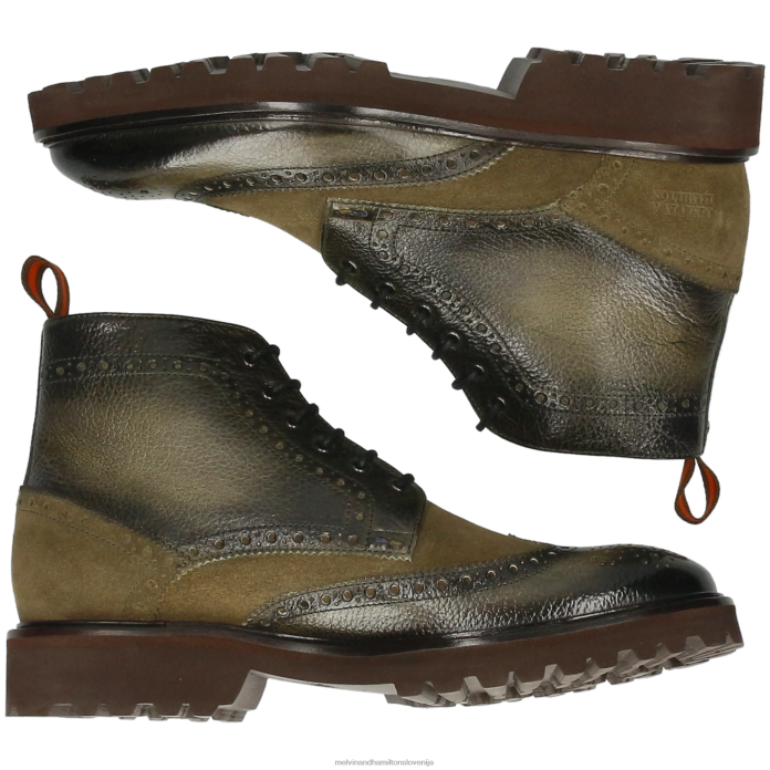 Melvin & Hamilton gležnarji kaki moški Matej 7 FLJ6L75