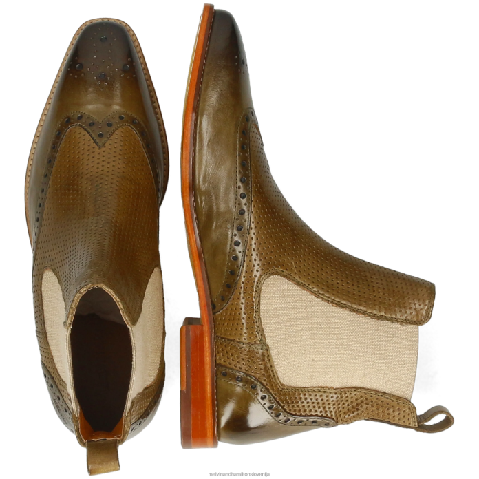 Melvin & Hamilton gležnarji kaki moški alex 9 FLJ6L48