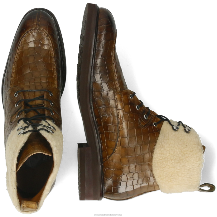 Melvin & Hamilton gležnarji kaki moški parker 3 FLJ6L57