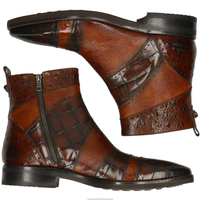 Melvin & Hamilton gležnarji rjav moški elvis 26 FLJ6L95