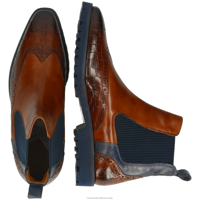 Melvin & Hamilton gležnarji rjav moški emil 9 FLJ6L32