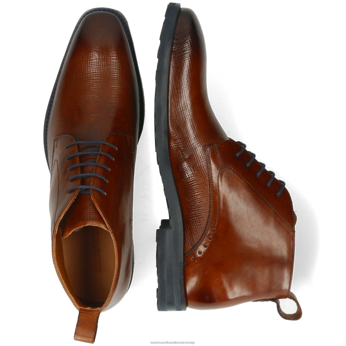 Melvin & Hamilton gležnarji rjav moški flynn 3 FLJ6L34