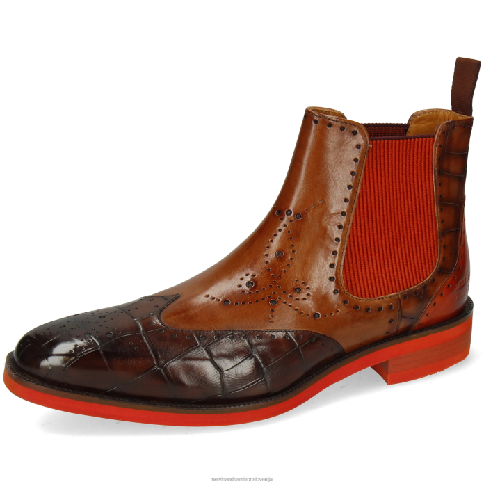 Melvin & Hamilton gležnarji rjav moški jeff 35 FLJ6L124