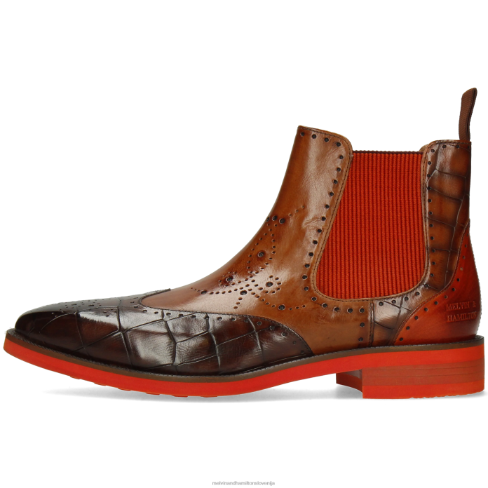 Melvin & Hamilton gležnarji rjav moški jeff 35 FLJ6L124