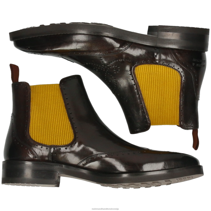 Melvin & Hamilton gležnarji rjav moški jeff 35 FLJ6L99