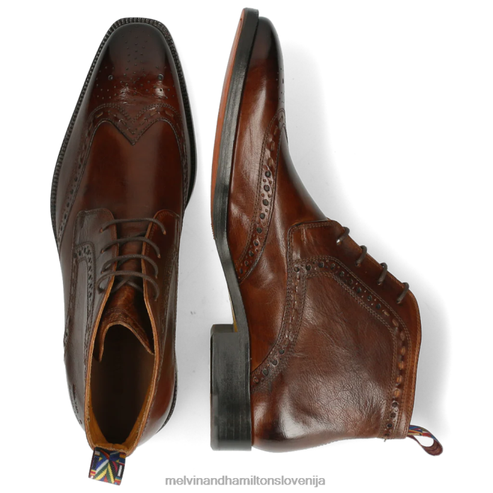 Melvin & Hamilton gležnarji rjav moški jeff 7 FLJ6L116