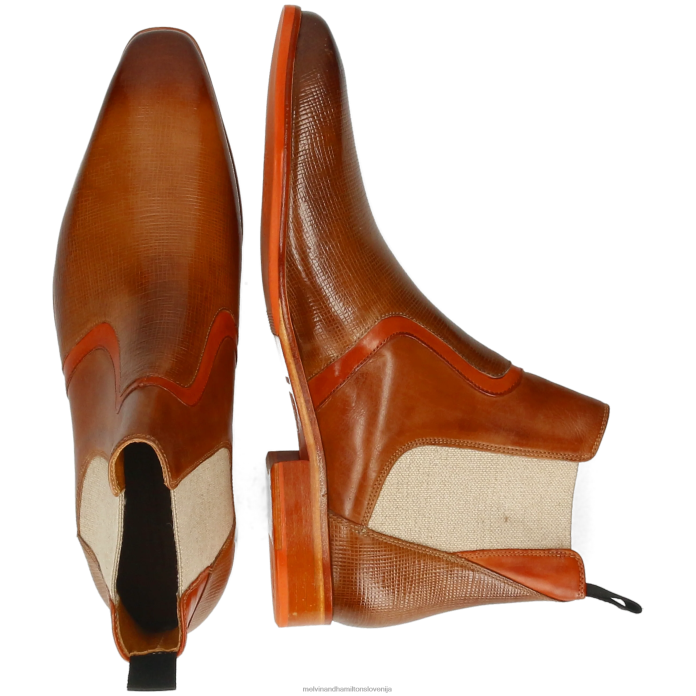 Melvin & Hamilton gležnarji rjav moški lewis 26 FLJ6L2