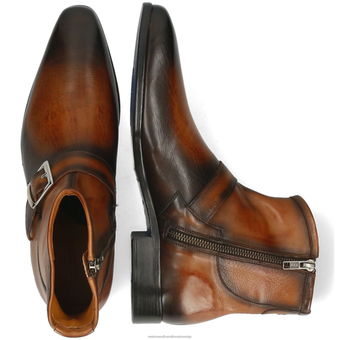 Melvin & Hamilton gležnarji rjav moški lewis 50 FLJ6L149
