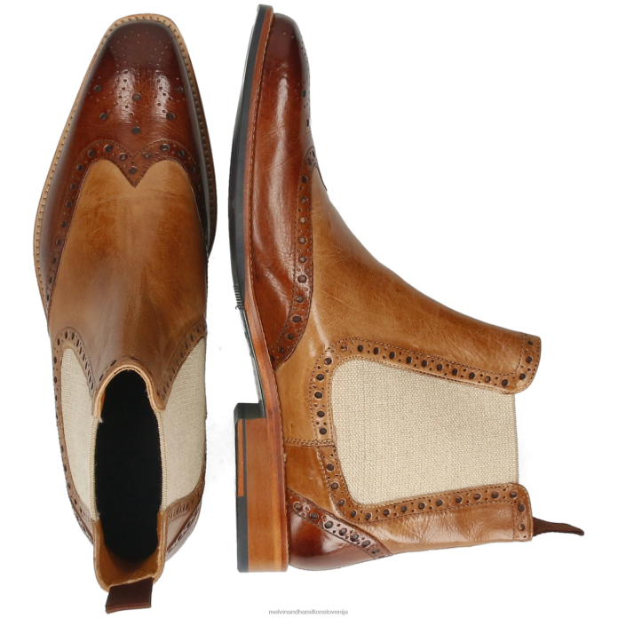 Melvin & Hamilton gležnarji rjav moški martin 5 FLJ6L143