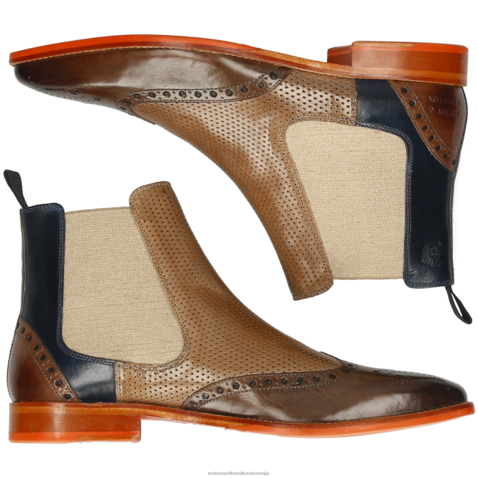 Melvin & Hamilton gležnarji rjav moški martin 5 FLJ6L43