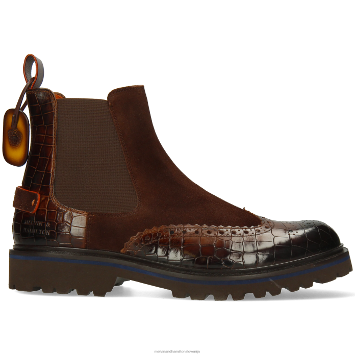 Melvin & Hamilton gležnarji rjav moški pierce 26 FLJ6L101