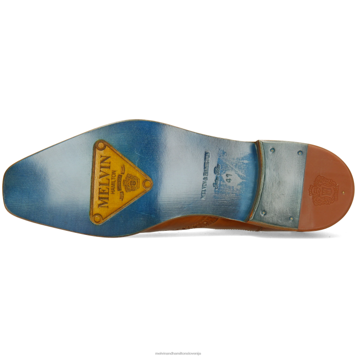Melvin & Hamilton gležnarji rjav moški vez 3 FLJ6L37