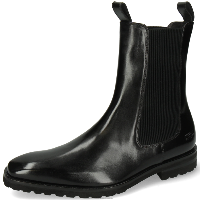 Melvin & Hamilton gležnarji Črna moški Klark 49 FLJ6L56