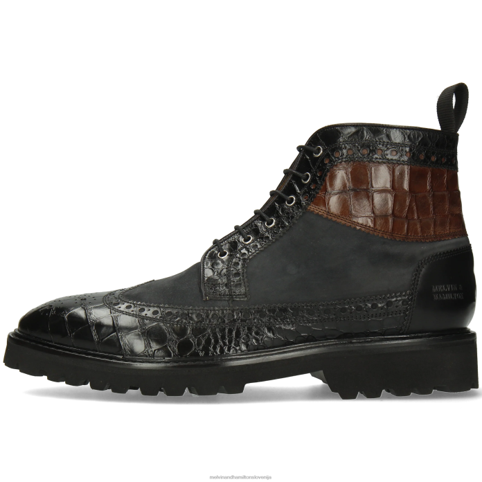 Melvin & Hamilton gležnarji Črna moški Matej 9 FLJ6L64