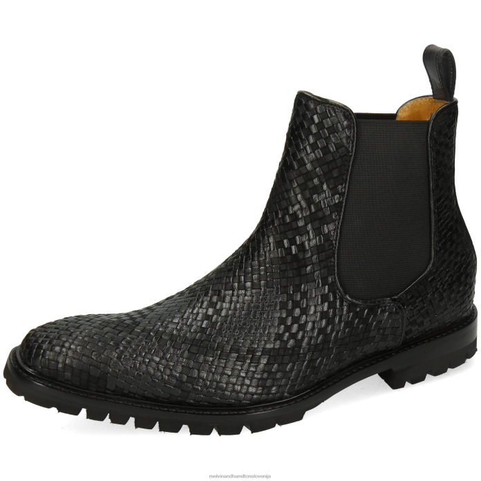 Melvin & Hamilton gležnarji Črna moški carlo 5 FLJ6L122