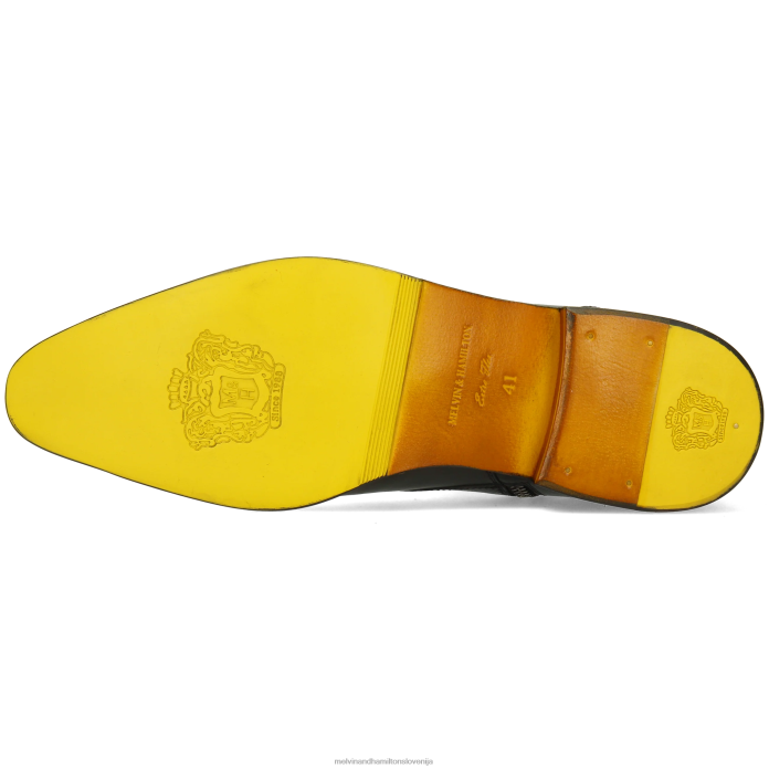 Melvin & Hamilton gležnarji Črna moški elvis 25 FLJ6L1