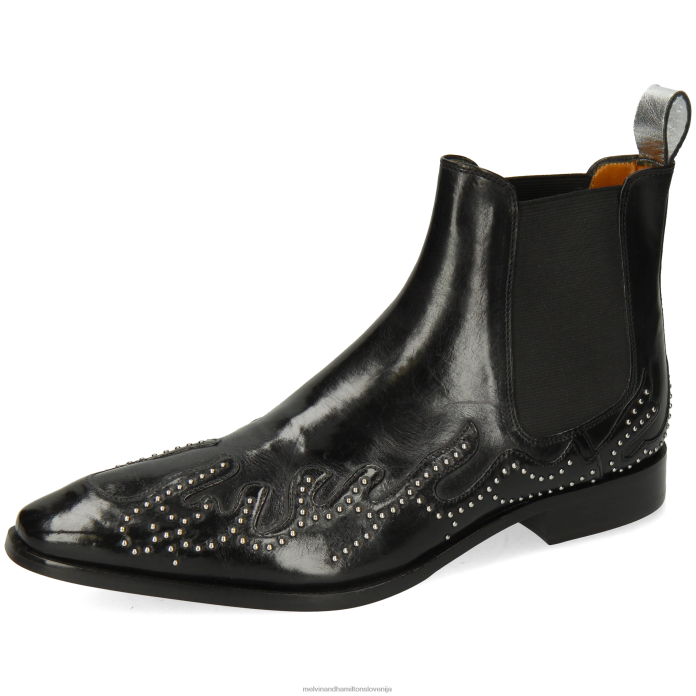 Melvin & Hamilton gležnarji Črna moški elvis 81 FLJ6L114