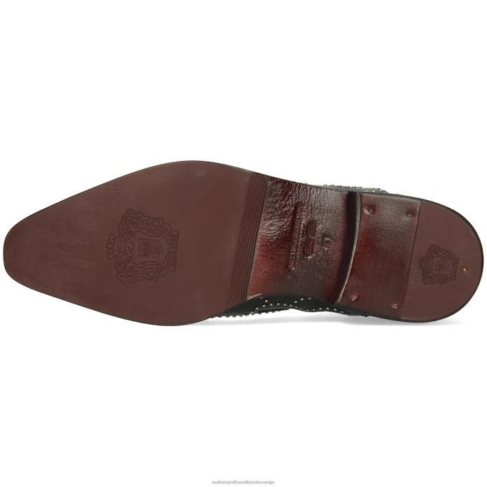 Melvin & Hamilton gležnarji Črna moški elvis 81 FLJ6L114