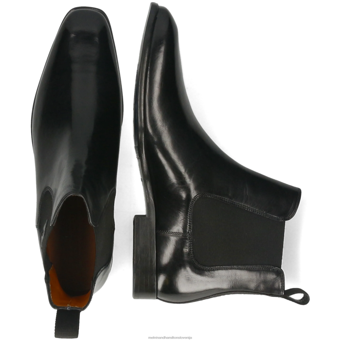 Melvin & Hamilton gležnarji Črna moški elyas 5 FLJ6L10