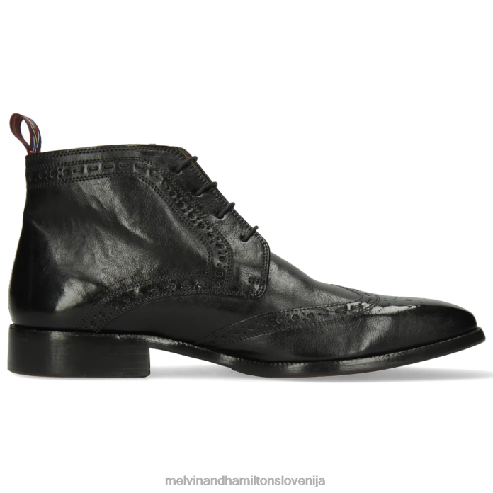 Melvin & Hamilton gležnarji Črna moški jeff 7 FLJ6L126