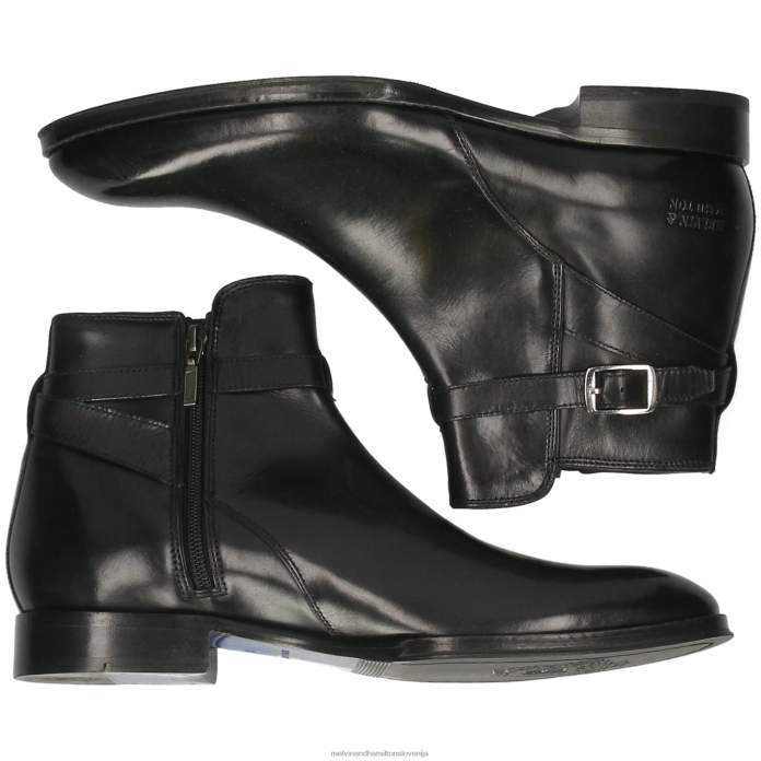 Melvin & Hamilton gležnarji Črna moški kane 1 FLJ6L125