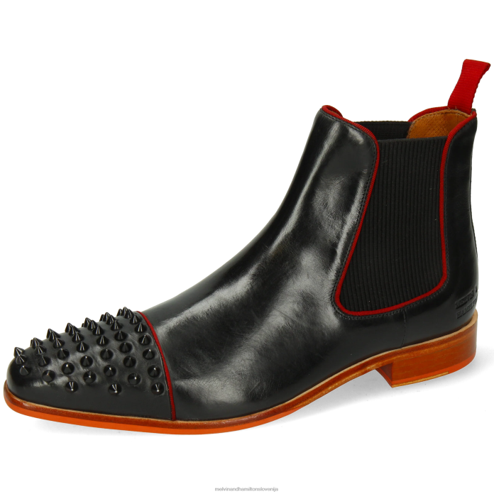 Melvin & Hamilton gležnarji Črna moški lewis 57 FLJ6L8