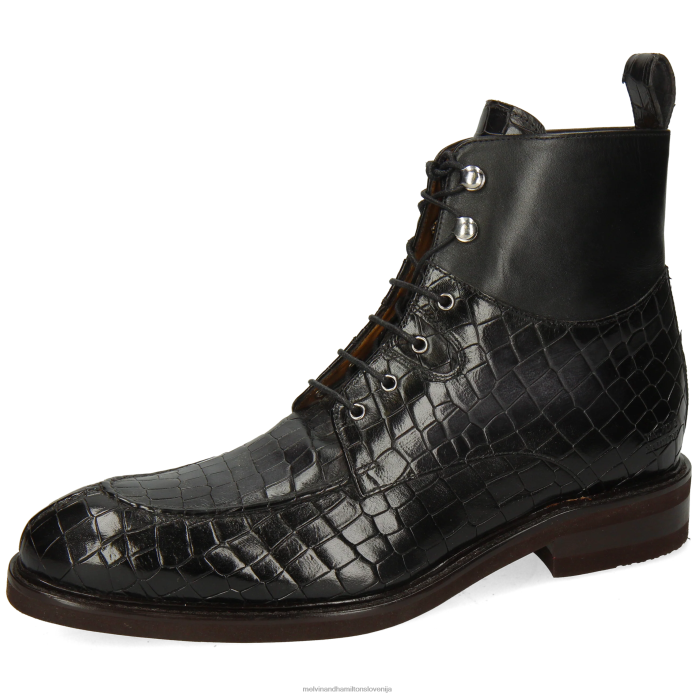 Melvin & Hamilton gležnarji Črna moški parker 3 FLJ6L58