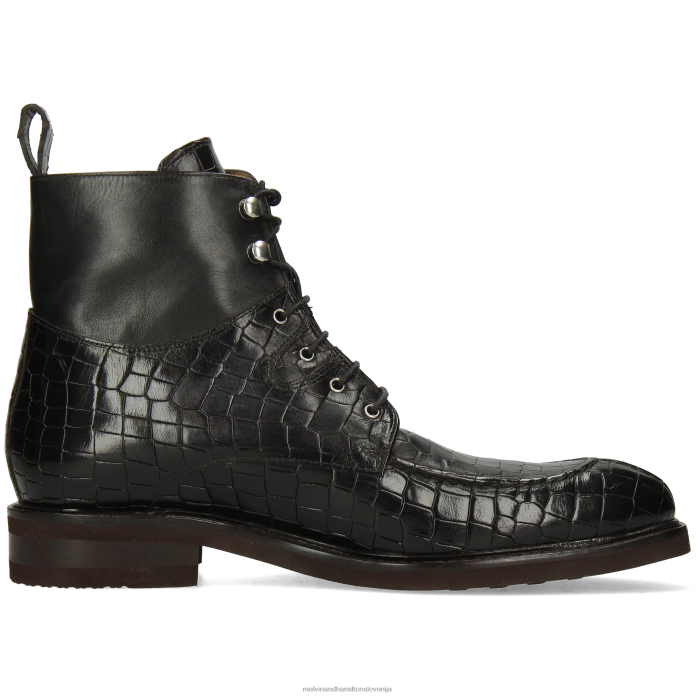 Melvin & Hamilton gležnarji Črna moški parker 3 FLJ6L58