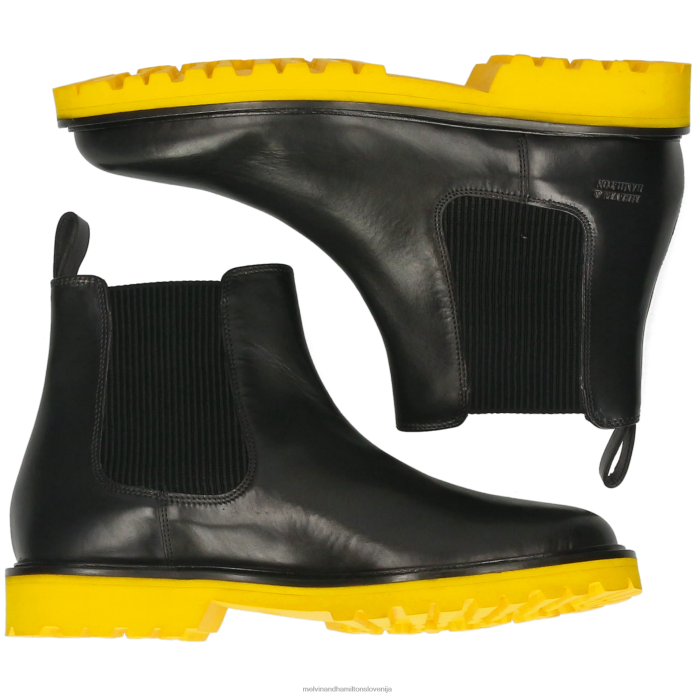 Melvin & Hamilton gležnarji Črna moški spretni 2 FLJ6L86