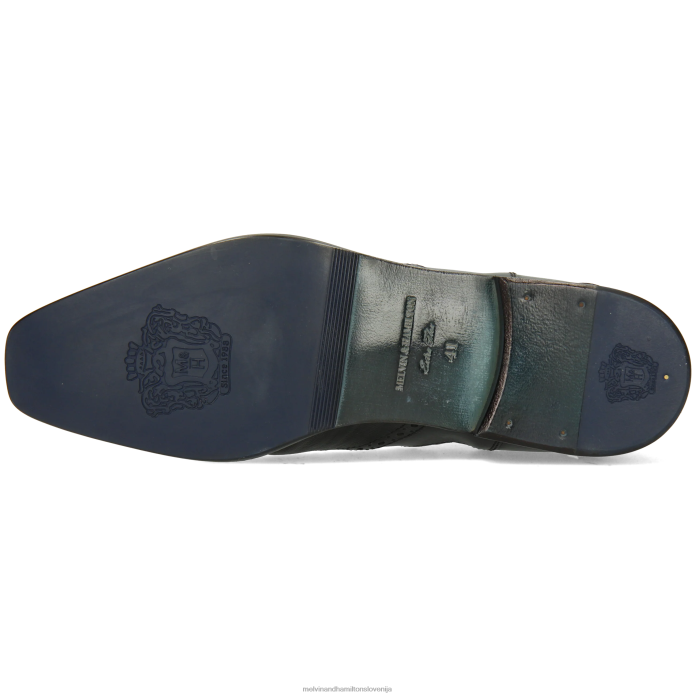 Melvin & Hamilton gležnarji Črna moški vez 3 FLJ6L25