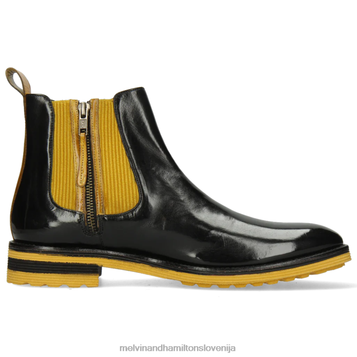 Melvin & Hamilton gležnarji Črna moški vrtinec 25 FLJ6L134