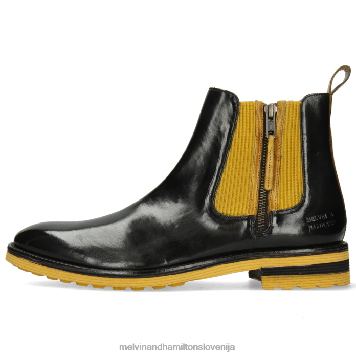 Melvin & Hamilton gležnarji Črna moški vrtinec 25 FLJ6L134