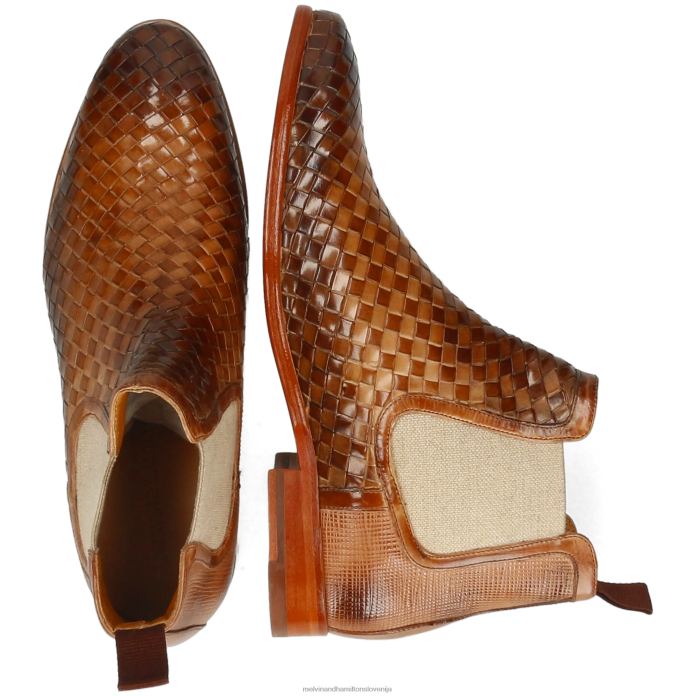 Melvin & Hamilton gležnarji svetlo rjava moški brada 6 FLJ6L14