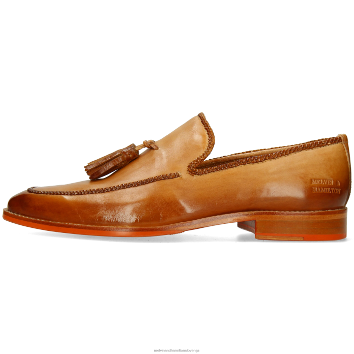 Melvin & Hamilton loaferji bež moški leonardo 33 FLJ6L232
