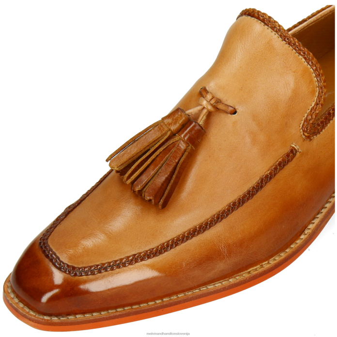 Melvin & Hamilton loaferji bež moški leonardo 33 FLJ6L232