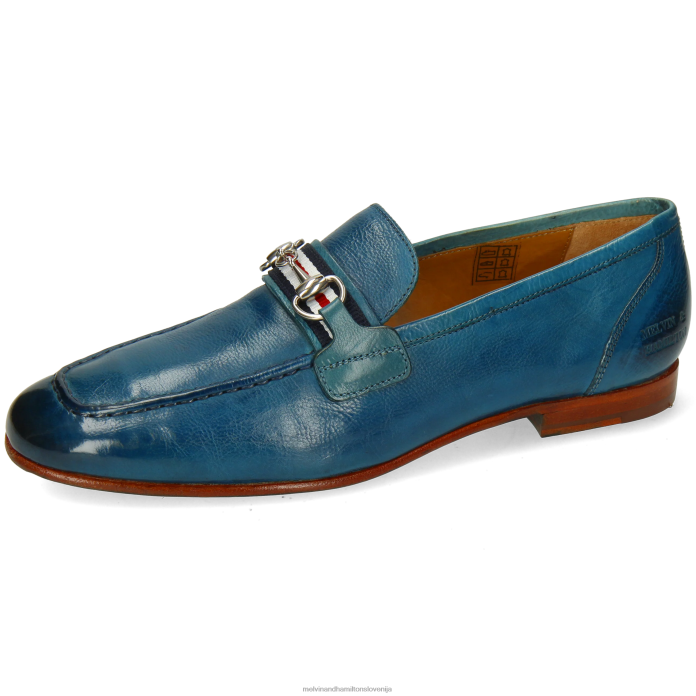 Melvin & Hamilton loaferji modra moški clive 16 FLJ6L240