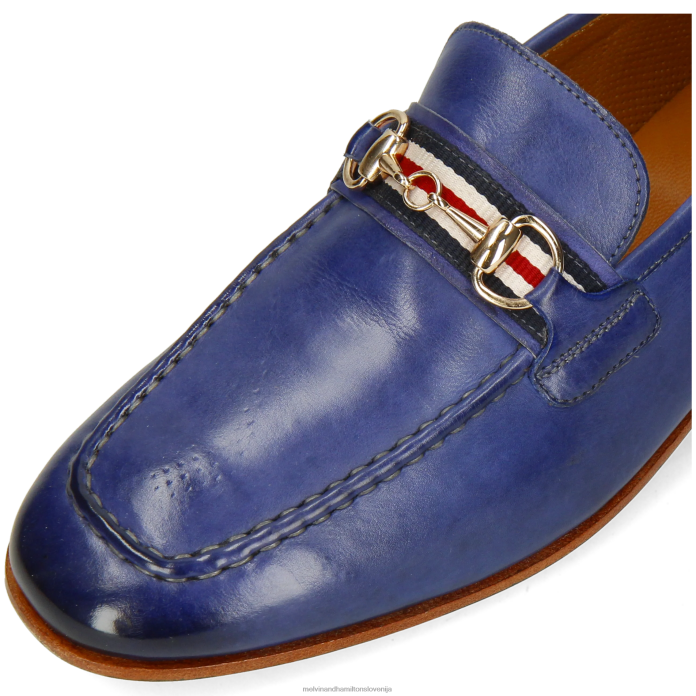 Melvin & Hamilton loaferji modra moški clive 16 FLJ6L257