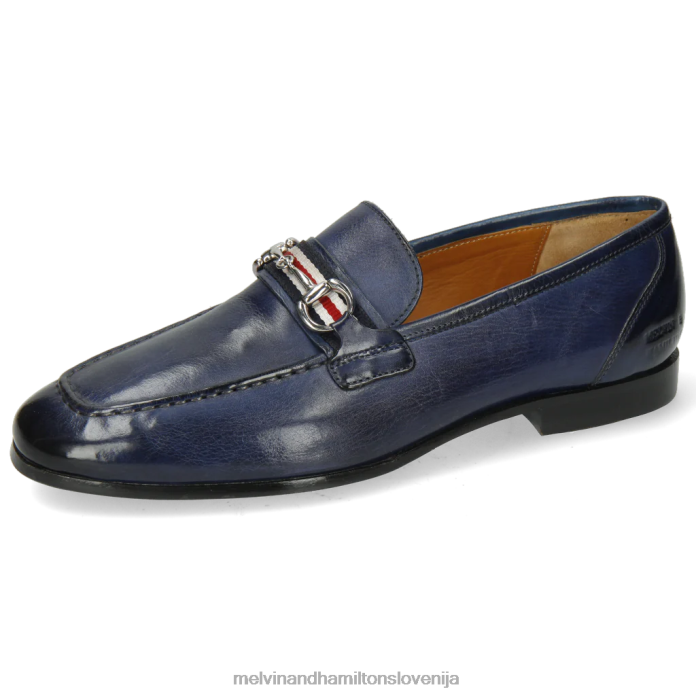 Melvin & Hamilton loaferji modra moški clive 16 FLJ6L279