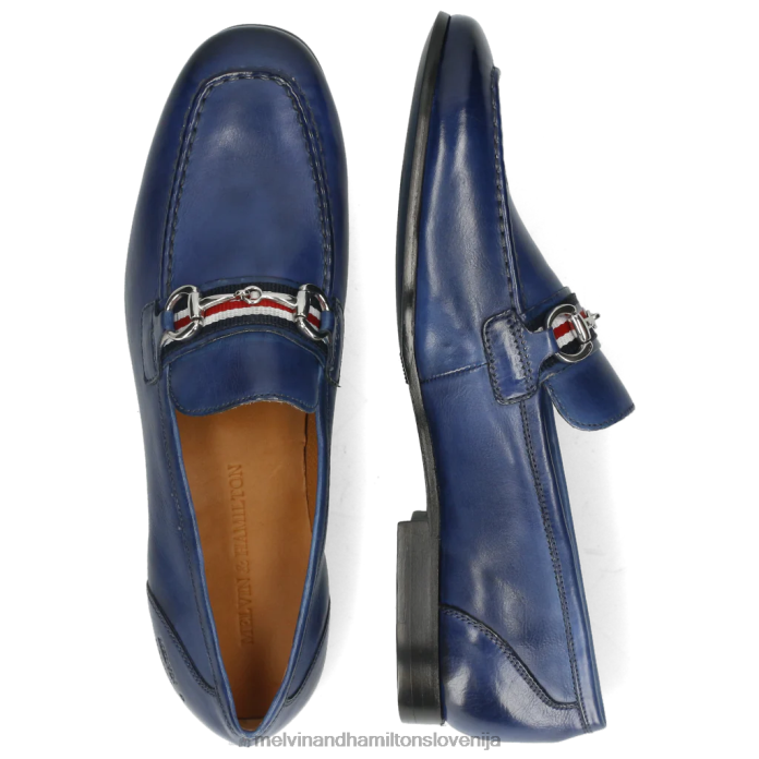 Melvin & Hamilton loaferji modra moški clive 16 FLJ6L285