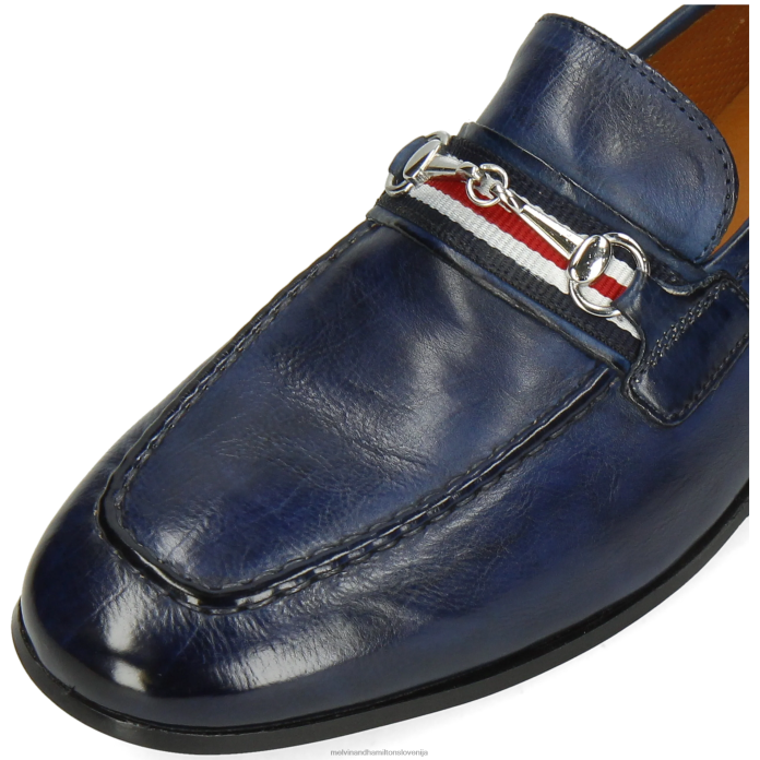 Melvin & Hamilton loaferji modra moški clive 16 FLJ6L299