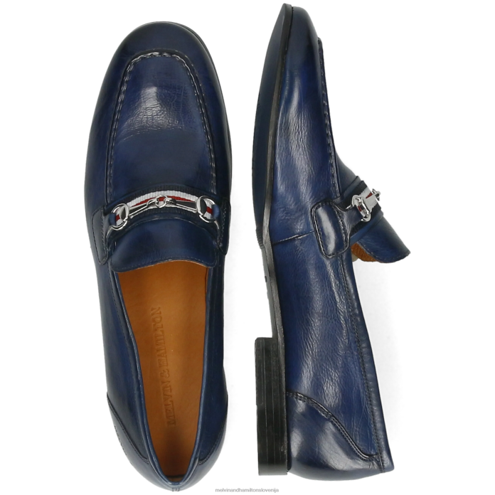 Melvin & Hamilton loaferji modra moški clive 16 FLJ6L299
