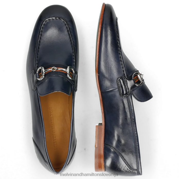Melvin & Hamilton loaferji modra moški clive 16 FLJ6L303
